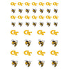 GT Yellow Jackets Small Sticker Sheet - 2 Sheets