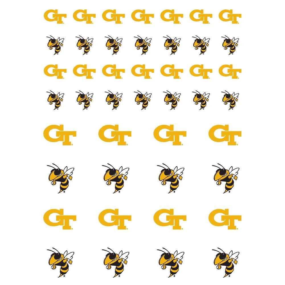 GT Yellow Jackets Small Sticker Sheet - 2 Sheets