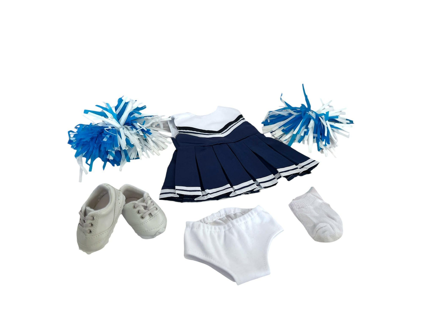 MBD Blue Cheerleader Fits 18 Inch Fashion Dolls