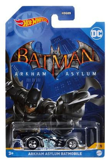 Hot Wheels Batman 2022 Batmobile Complete Bundle of 5 Die?Cast Vehicles, 1:64 Scale, HDG89-956B, Ages 3+