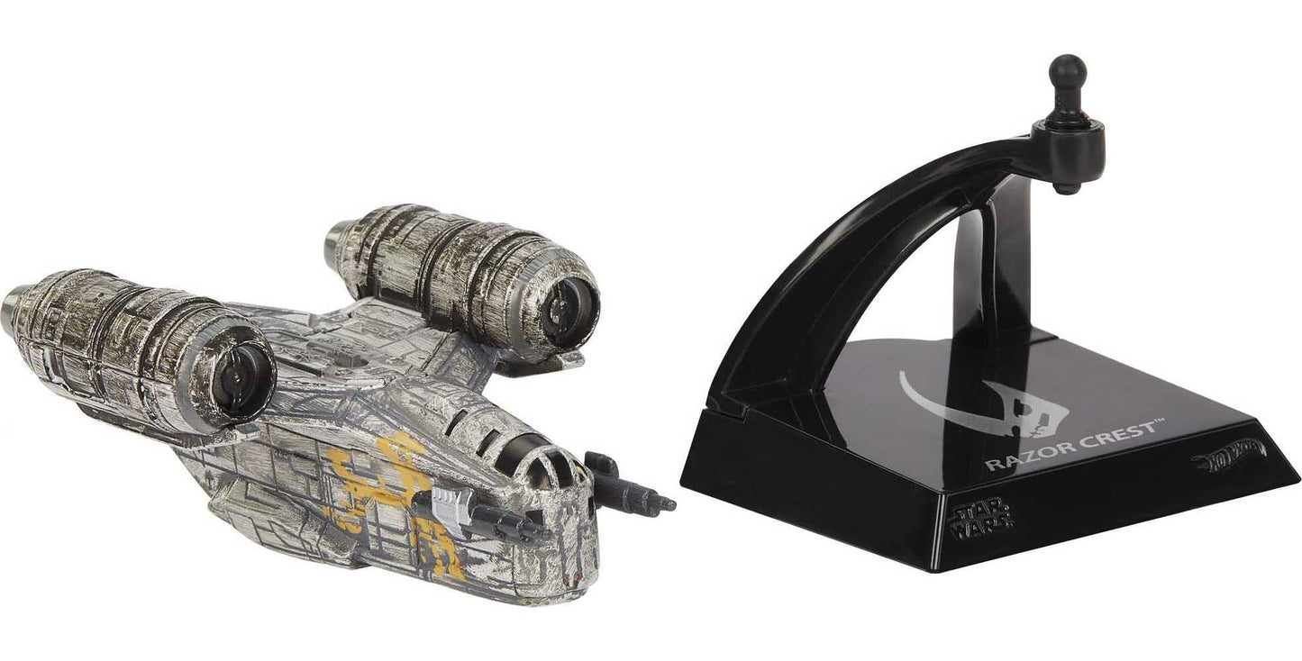Hot Wheels Star Wars Starships Select, Premium Replica of Classic & Modern Star Wars Starships, Moveable Parts, Premium Stand, for Adult Collectors