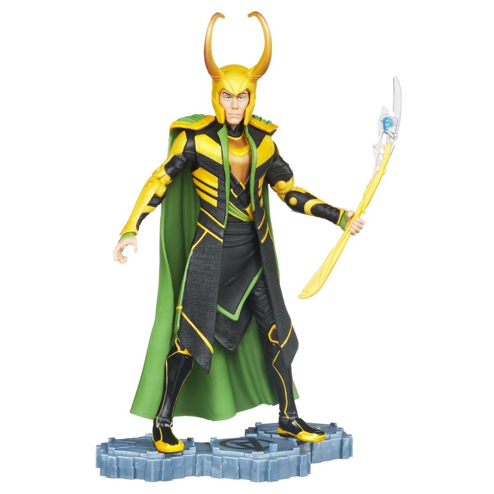 Marvel Legends Avengers Movie Exclusive 6 Inch Action Figure Loki Includes Collectors Base
