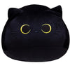 AudeRhine 10'' Cute Black Cat Plush Toys, Soft Pillow Squishy Plushies, Kawaii Cat Stuffed Animals for Home Decoration, Gift for Cat Lovers, Kids