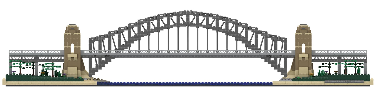 The Atom Brick Sydney Harbour Bridge Engineering Model, 1,751 Piece