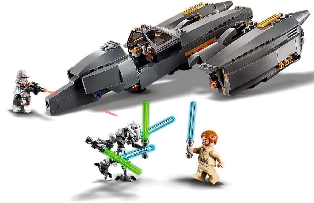LEGO Star Wars: Revenge of The Sith General Grievous’s Starfighter 75286 Spacecraft Set with General Grievous, OBI-Wan Kenobi and Airborne Clone