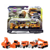 Micro Machines MMW0021 Construction Crew Pack, Features 5 Plus Corresponding Scene-Highly Collectible Themed Toy Cars - Tiny Vehicles, Huge World