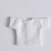 XiDonDon Short Sleeve T-Shirt for ob11,Molly,Body9,Gsc,1/12bjd Doll Clothes Toys Accessories (White)