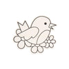 Fun Express Color Your Own Wood Spring Bird Shapes - Creative Craft Activity for Kids & Home Decor - Fun DIY Spring Art Project for Kids - Perfect