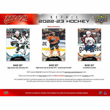 2022-23 Upper Deck MVP Hockey Trading Cards Factory Box Set