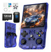 R36MAX Handheld Retro Game Console,4.0" IPS 720x720 HD Screen,128GB with 30,000+ Classic Games Pre-Loaded,Open Source Linux,4000mAh Battery,Portable