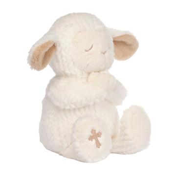 Lambs & Ivy Heaven Sent Praying Baptism Plush Lamb Stuffed Animal Toy - Mary