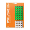 PLUS PLUS Big Baseplate Duo, Green & White - Base Accessory for Building and displaying Creations, Construction Building Stem Toy for Toddlers