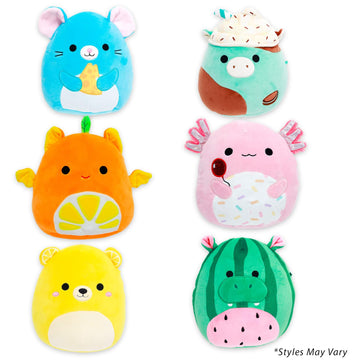 Squishmallows Plushie Set for Kids - 4 Pc Bundle with 8" Medium Sized Plush Animals | Squishmallows Plush Set for Girls, Boys (Styles Will Vary)