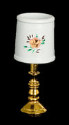 Dollhouse Miniature 1:12 Scale Metal Lamp #G8291