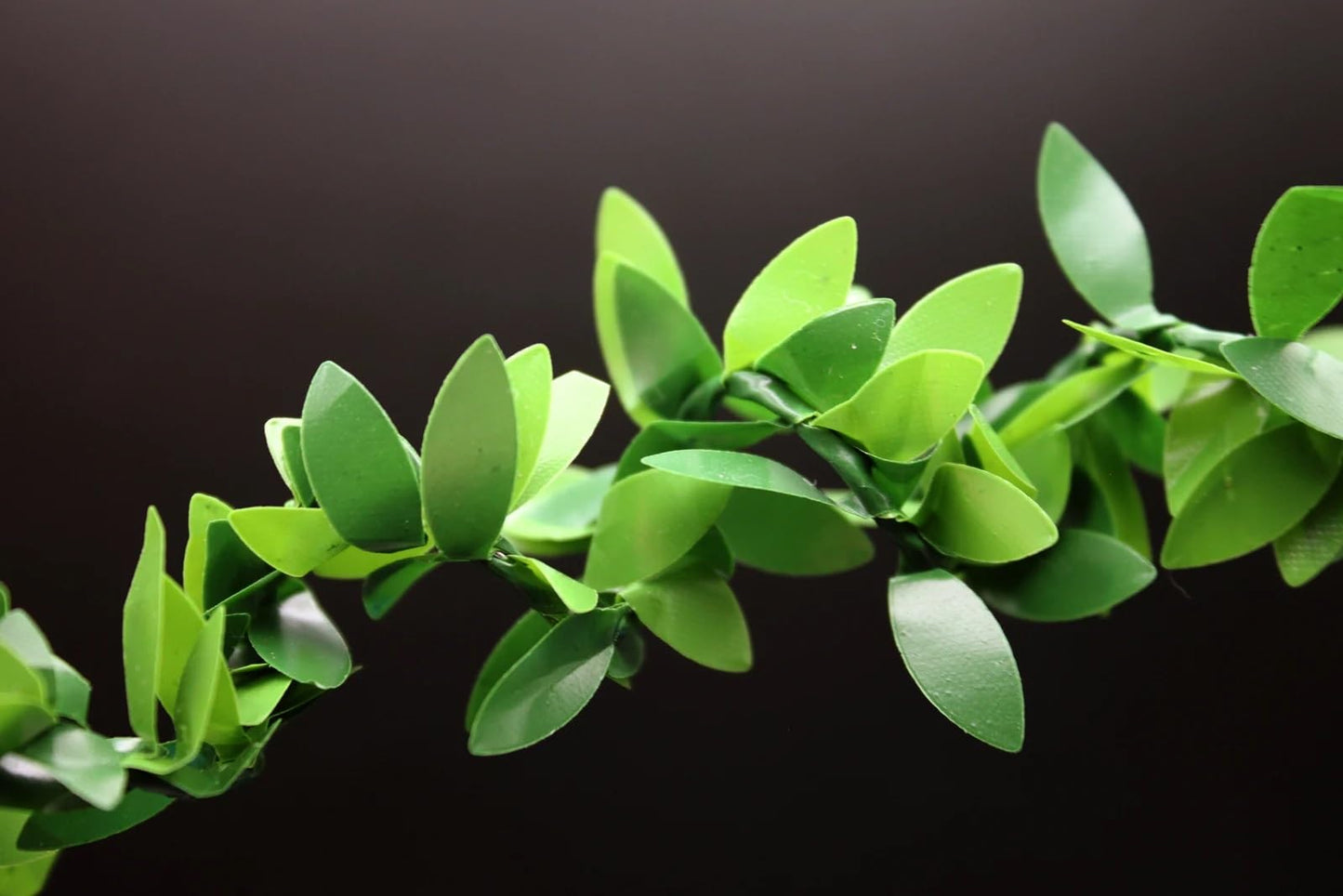 Mini Leaf Garland, Dollhouse Miniature Ivy Leaf Vine Garland, Dollhouse Mini Wreath, Miniature Christmas Garland, for Making 1:6 Scale Dollhouses