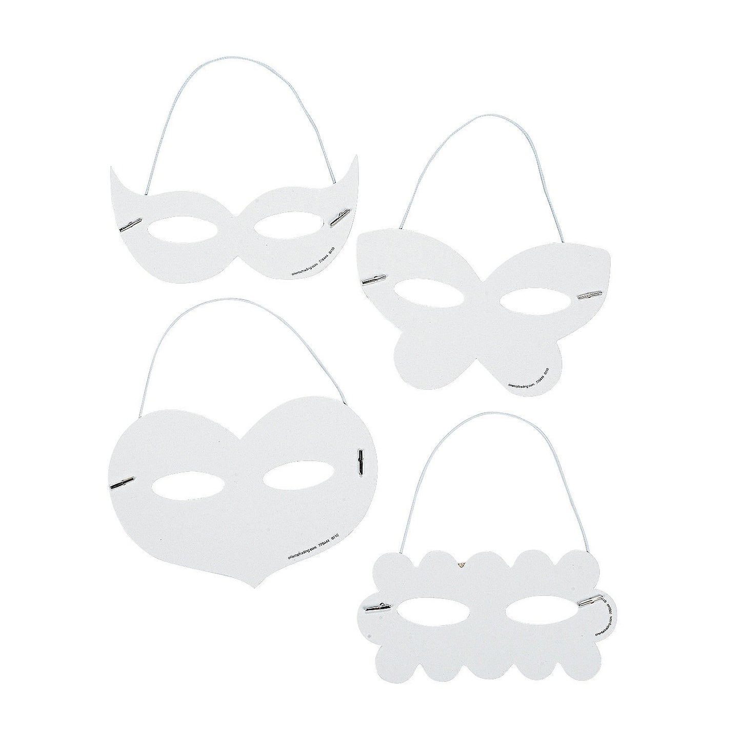 Do It Yourself Shaped Paper Masks 24 Pc - Crafts for Kids and Fun Home Activities