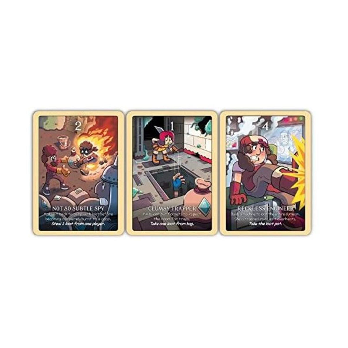 Golden Bell Studios Venture Party: A Fast & Funny Card Game for Unlucky Heroes, Blue