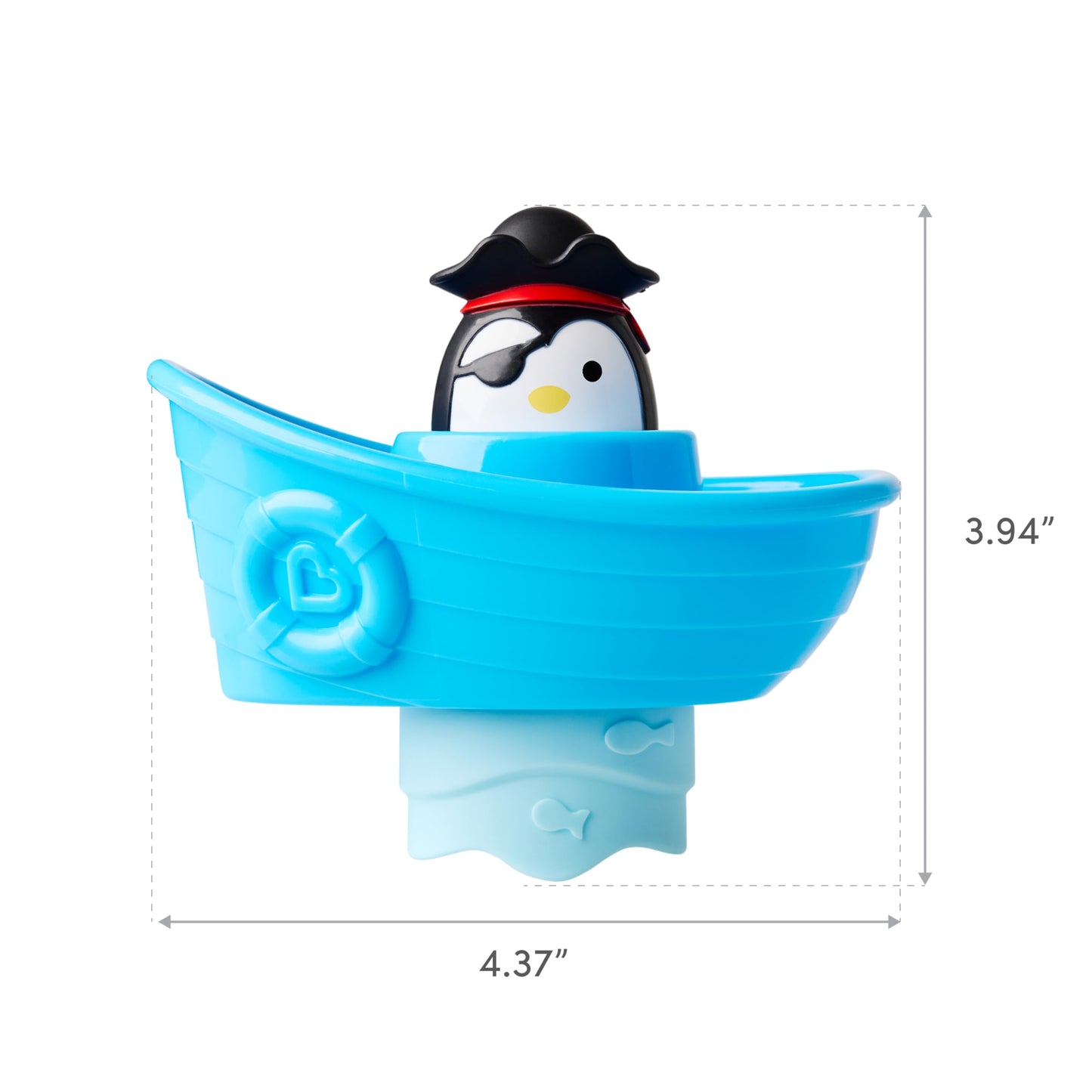 Munchkin Peek-a-Boo Penguin Bath Toy with Boat & Pop-up Character Design, Early Learning & Developmental Play for Babies & Toddlers 9+ Months