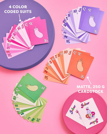 xo, Fetti Bachelorette Party Card Game, Rainbow Deck of Playing Cards, Poker - Bachelorette Party Decorations, Bride to Be Gift, Bach Party Ideas
