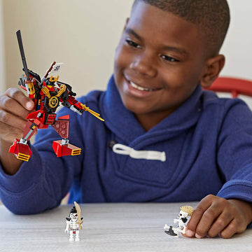 LEGO NINJAGO Legacy Samurai Mech 70665 Toy Mech Building Kit Comes with NINJAGO Minifigures, Stud Shooters and a Toy Sword for Imaginative Play (154