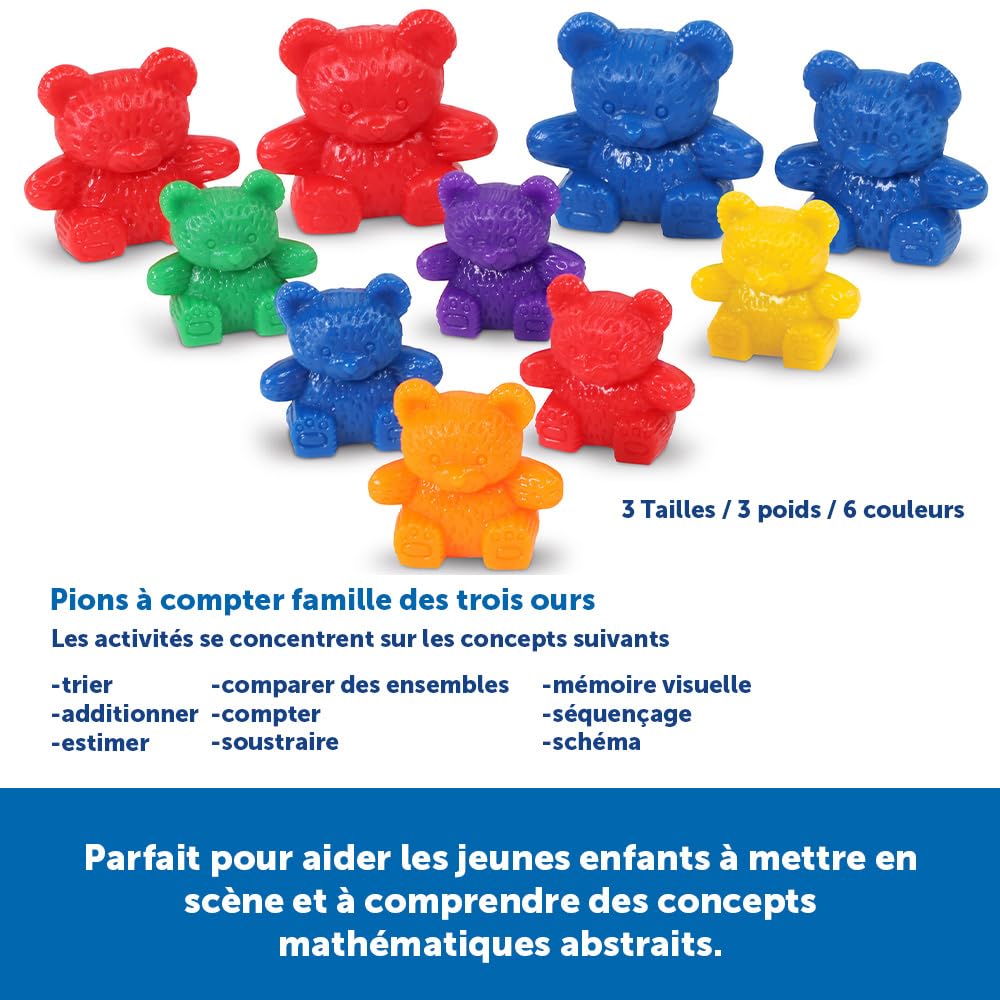 Learning Resources Three Bear Family Counters