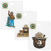 Smokey Bear® 3-Pack Sticker Bundle - Waterproof Stickers for Water Bottles and Laptops