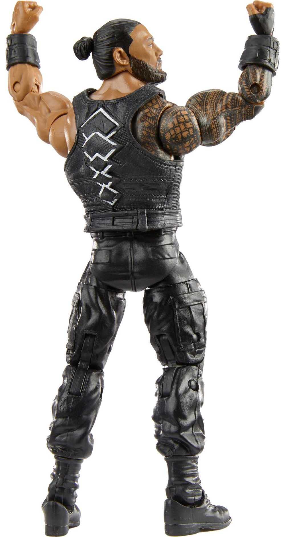 WWE MATTEL Top Picks Elite Roman Reigns 6-inch Action Figure with Deluxe Articulation for Pose and Play, Life-like Detail, Authentic Ring Gear &