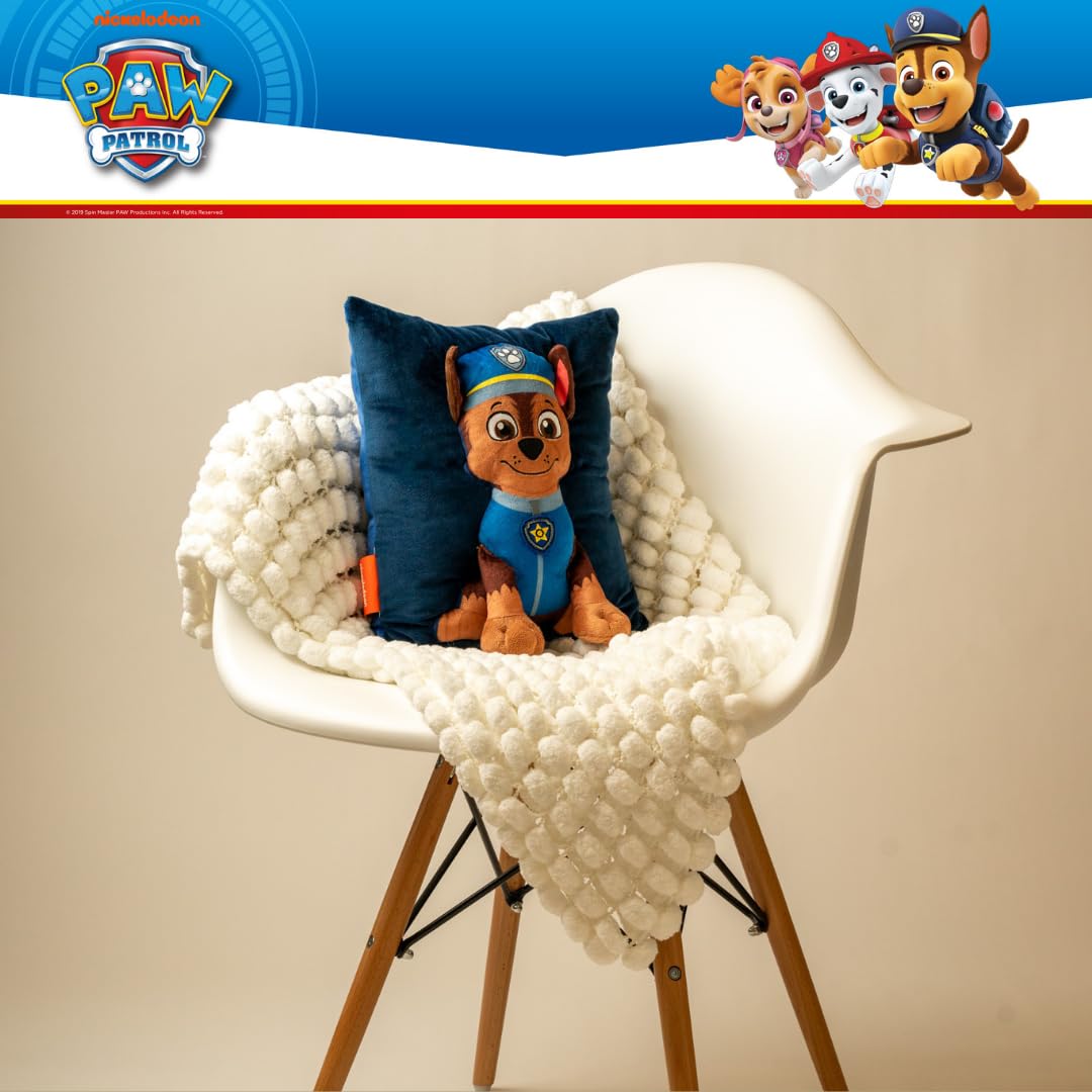 Paw Patrol Chase Kids Super Plush Cozy Snuggle (TM) Pillow (100% Officially Licensed Product) By Franco