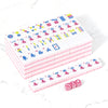 SJKHGU American Mahjong | 166 Premium 1.2-inch Ivory White Tiles | Complete Mahjong Game Set Pink