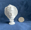 Air-Ads Supplies AirAds Dollhouse Accessories Doll Miniature Statue Resin Bust White Sculpture of Hypnos; 2.5" H