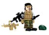 Battle Brick 1.6 Inches Tall Green Beret SF ODA Team Member Custom Minifigure | Military Minifig | Camo Printed in USA | Great Gift for Ages 10+