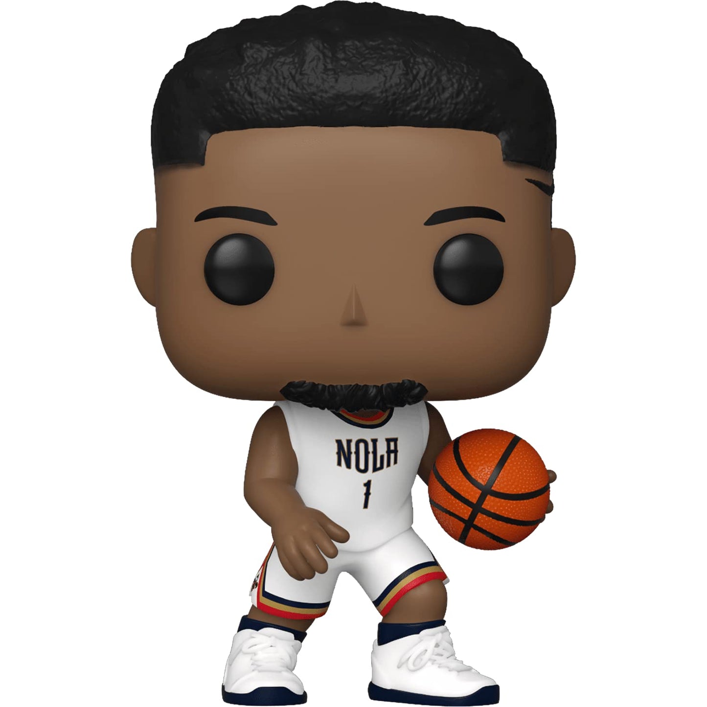Funko Z i o n Williamson: P o p ! Basketball Vinyl Figurine Bundle with 1 Compatible 'ToysDiva' Graphic Protector (130-57632 - B)