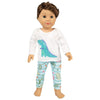 Ecore Fun American 18 Inch Boy Girl Doll Clothes Pajamas Tracksuit for 18" Boys or Girls - Birthday Reward Gift Dolls Outfits for 18 Inch Dolls