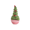 Creative Co-Op 5" L x 3" W x 10-1/2"H Handmade Wool Felt Tree w/Embroidery & Pom Poms, Multi Color ©