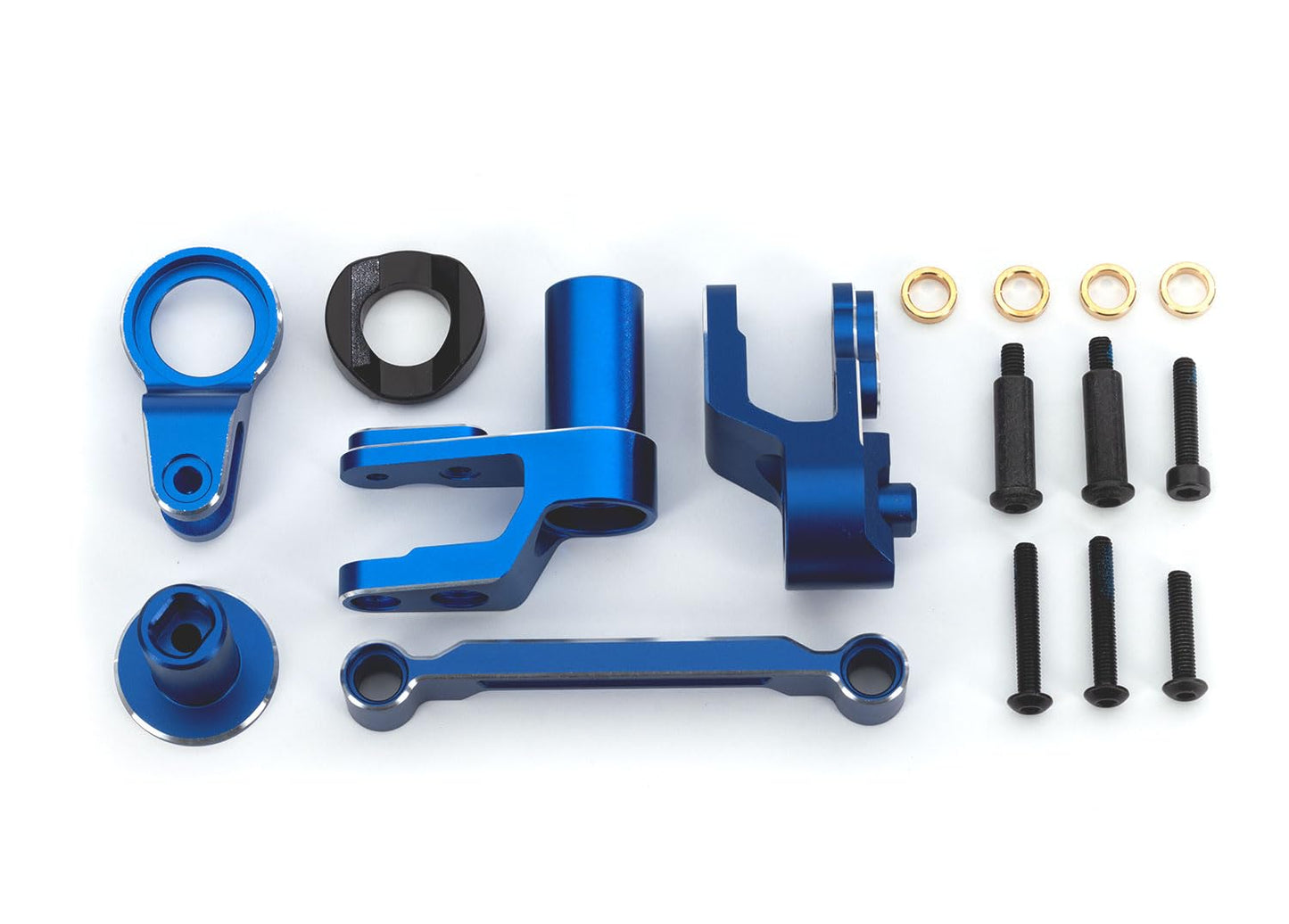 STEERING BELLCRANKS ALUM BLUE