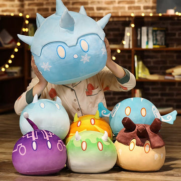 CHAOZI0 Children’s Plush Toy Pillow, Sofa Cushion, Plush Stuffed Doll Soft Pillow, Role-Playing Game Fan Props (13.8" ice)