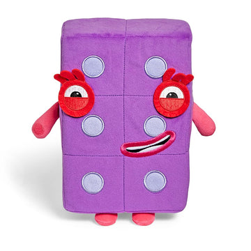 hand2mind Numberblock Six Playful Pal, Plush Figure Toys, Numbers for Toddlers, Cute Stuffies, Preschool Math Learning Toys, Stuffed Animal, Small