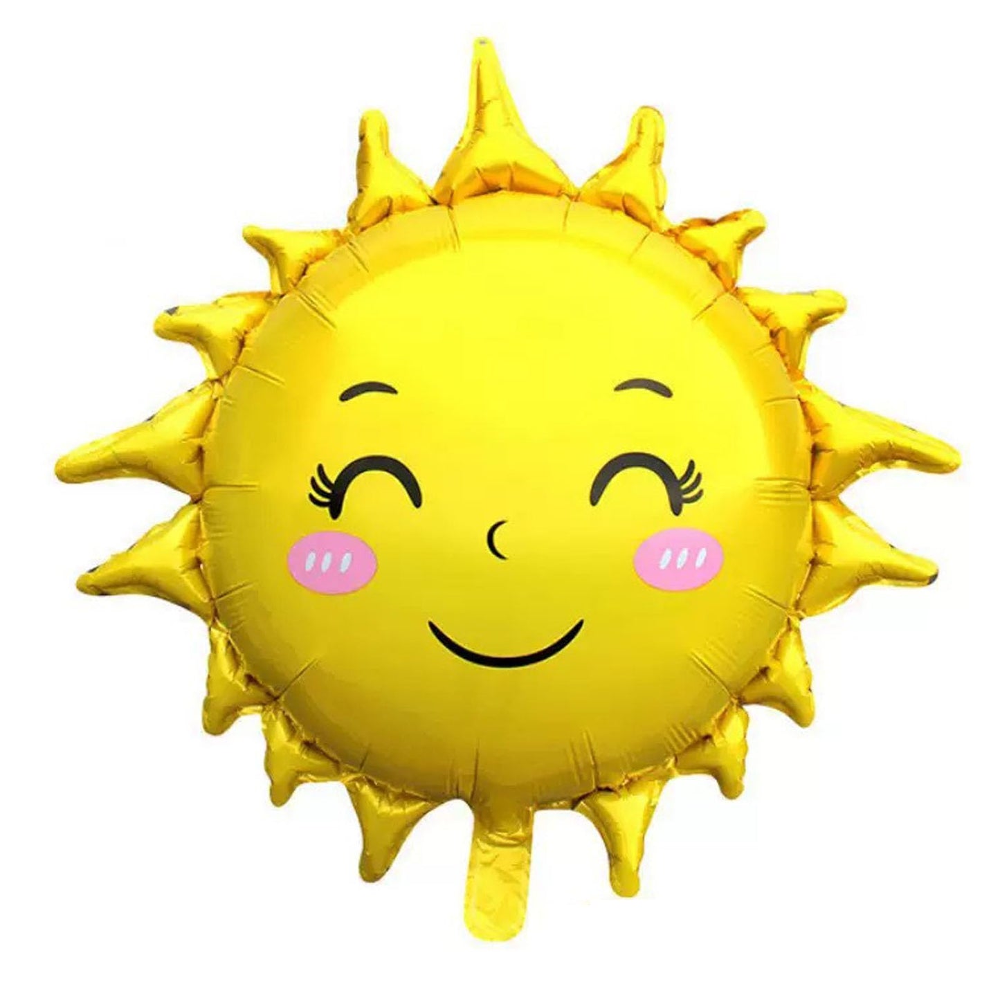 5PCS 30Inch Sun Foil Balloons Sun Mylar Balloons for Boys Girls Summer Themed Party Birthday Decorations