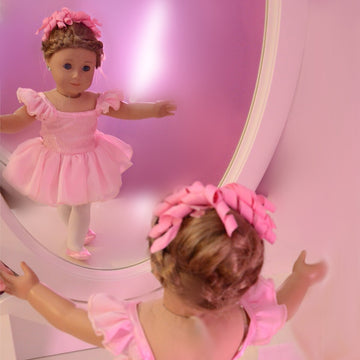 Ballet Ballerina Dance Doll Dress Clothing - Fits American Girl and 18 inch Doll - Ballet Slippers Also Included