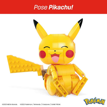 MEGA Pokémon Building Toy Kit, Build & Show with 3 Action Figures (583 Pieces) for Kids