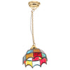 Uonlytech Mini Adornment Miniature Ceiling Light Tiny Chandelier for Dollhouse Led Hanging Lamp with on/Off Switch Adhesive Tape and Magnet Base 3.93