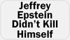 Jeffrey Epstein Didn't Kill Himself - 100 Stickers Pack 2.25 x 1.25 inches