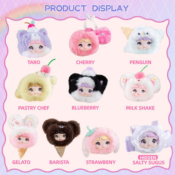 XiDonDon Blind Box Vinyl Plush Doll Gifts Mystery Box Toys (Single Box)
