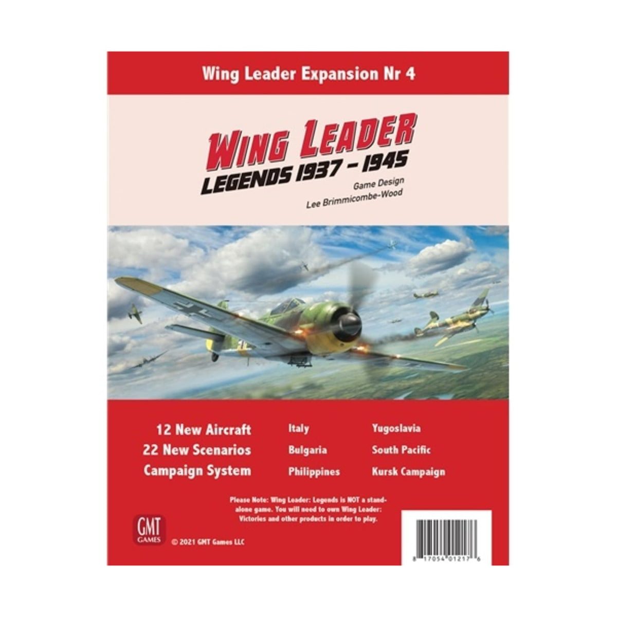 GMT Games Wing Leader: Legends