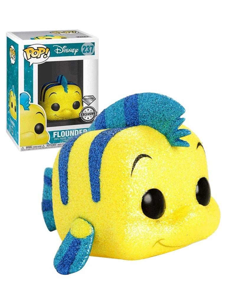 Funko Pop! Little Mermaid - Flounder Diamond Edition # 237 (Hot Topic)