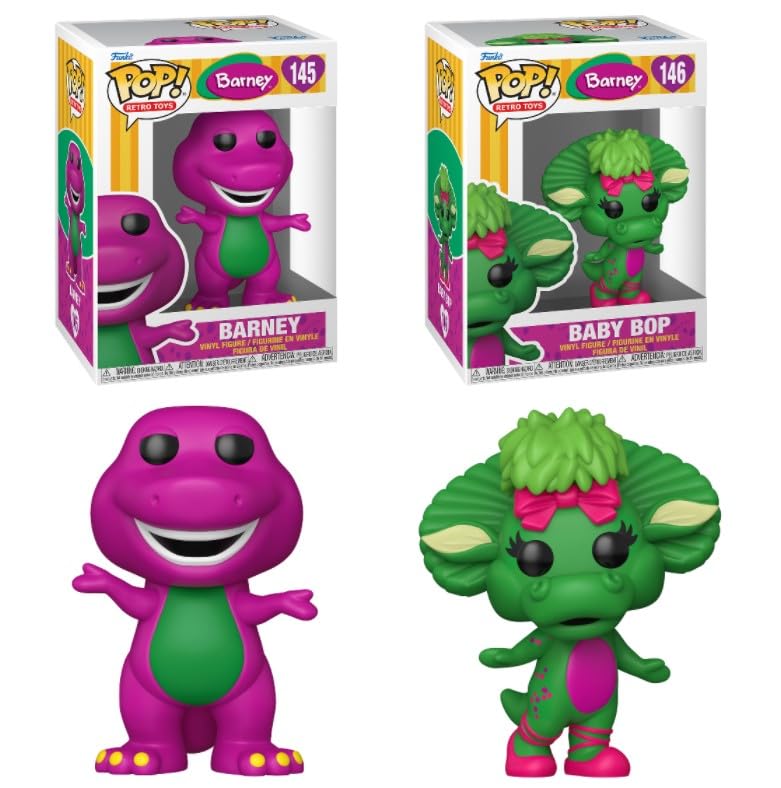 Funko Barney Pop! Retro Toys Complete Set (2)