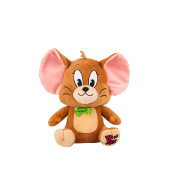 Jazwares Warner Bros. Discovery Tom and Jerry, 8-Inch Jerry Plush - Super-Soft and Huggable Plush Toy - Official Licensed Plush - for All Ages