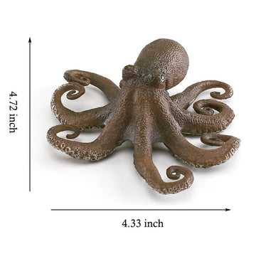 DOYIFun Realistic Ocean Octopus Model, Simulated Sea Octopus Animals Figurine Collection Playset, Sea Creature Science Educational Props