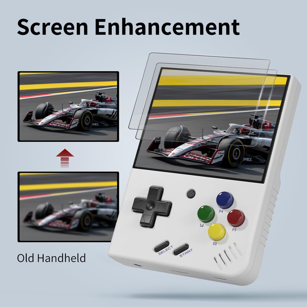 Gift for Men Women, Miyoo Mini Plus with Portable Case Retro Emulator Handheld Game Console with WiFi & RTC, Christmas Stocking Stuffers for Men, Mens