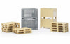 Bruder 02415 Logistics Accessories, 1:16 Scale Realistic Toy Truck